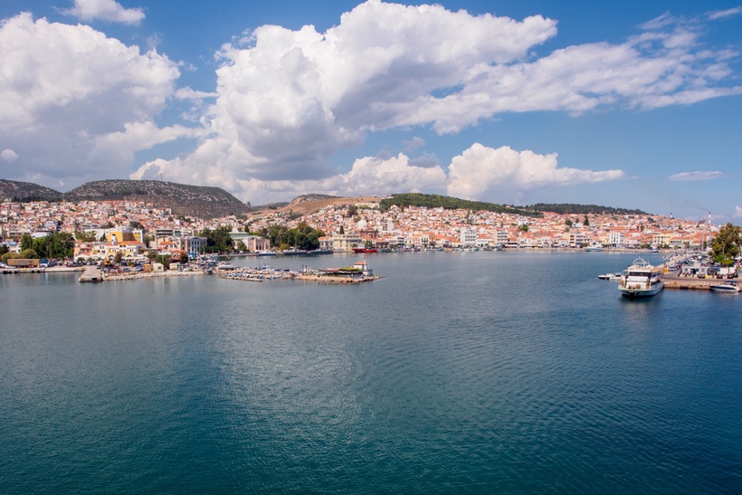 Greek island view